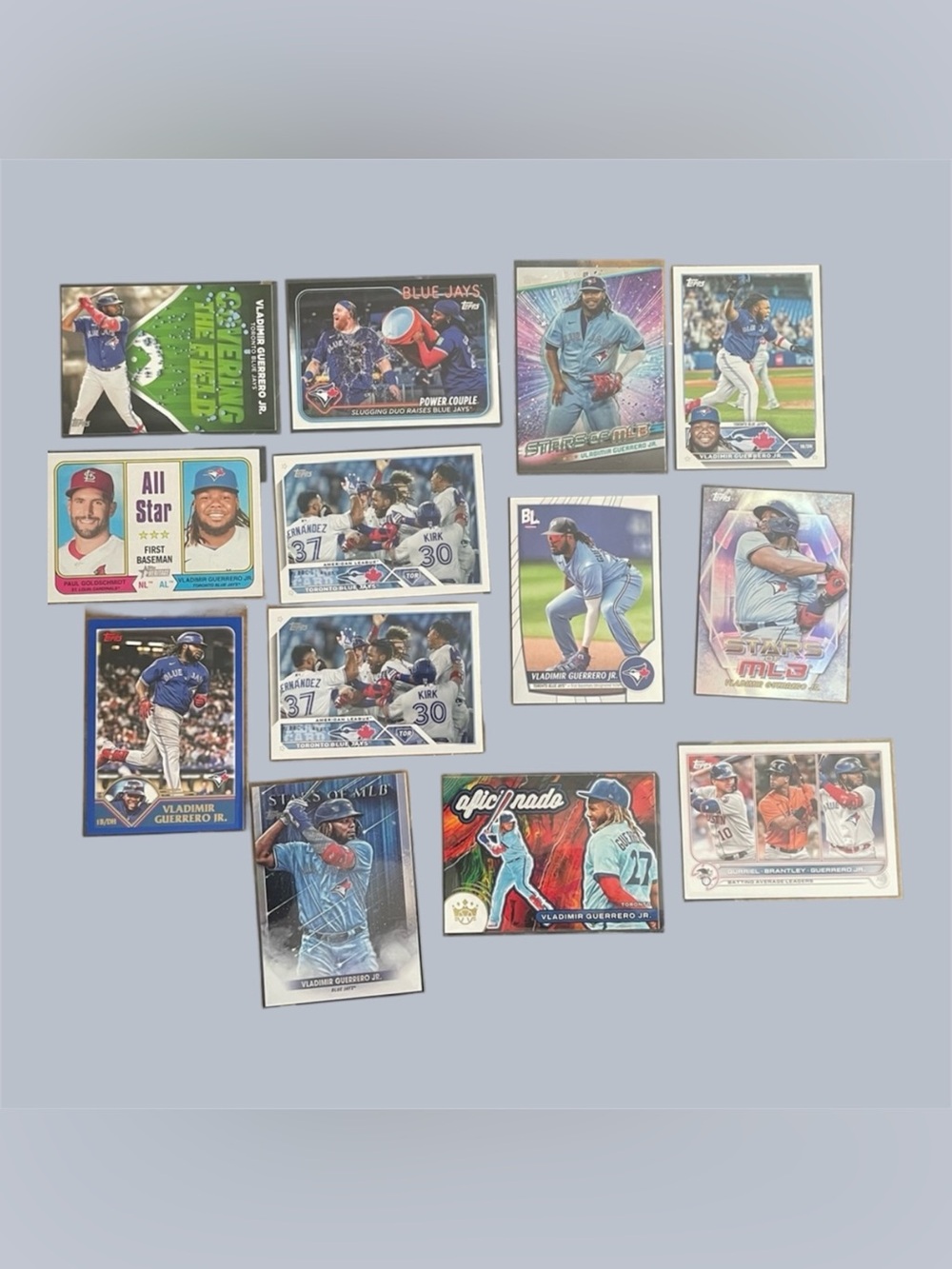 (13) Valdimir Guerrero Cards MLB Baseball Toronto Blue Jays